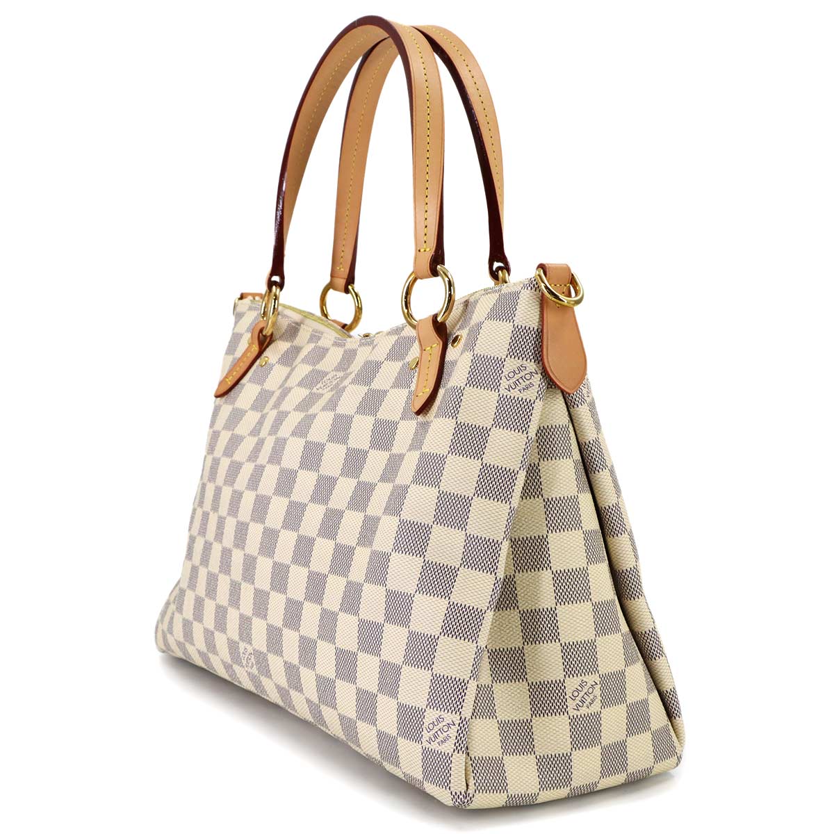 Damier Azur Lymington Tote Shoulder Bag White N40022