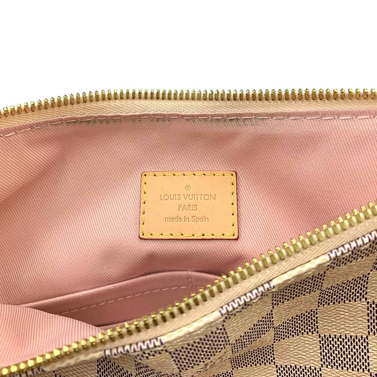 Damier Azur Lymington Tote Shoulder Bag White N40022