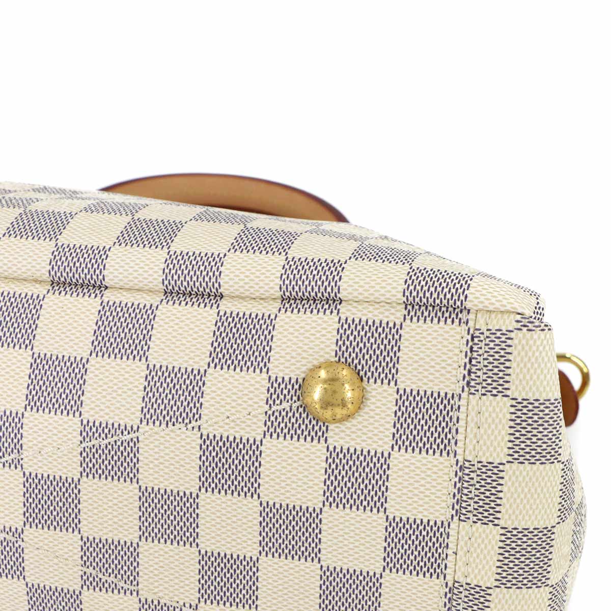 Damier Azur Lymington Tote Shoulder Bag White N40022