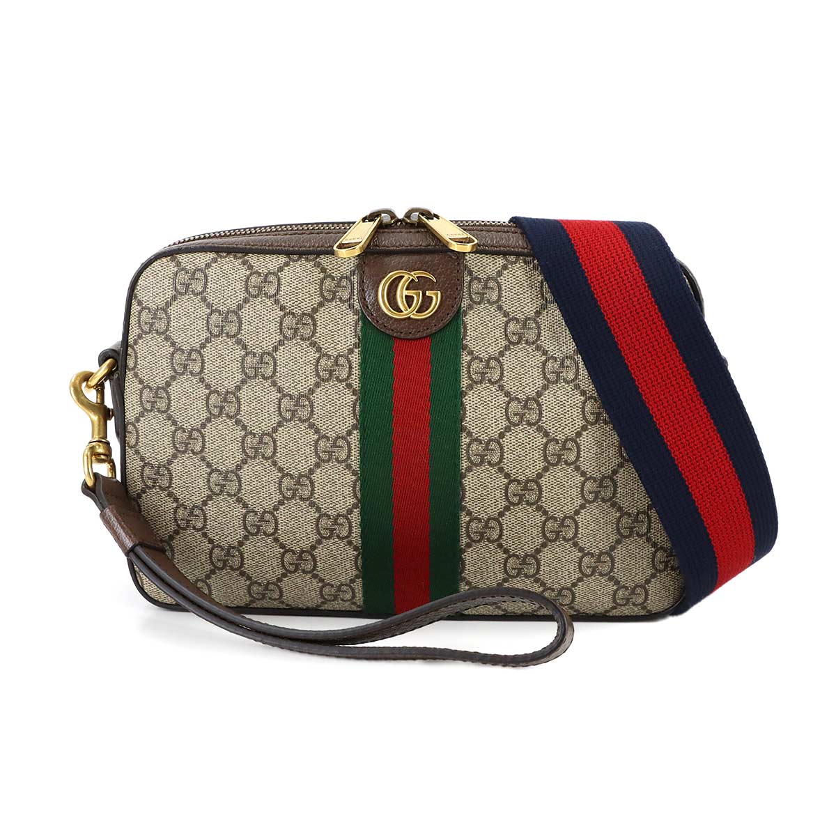Ophidia Crossbody Shoulder Clutch Bag GG Supreme Canvas 699439