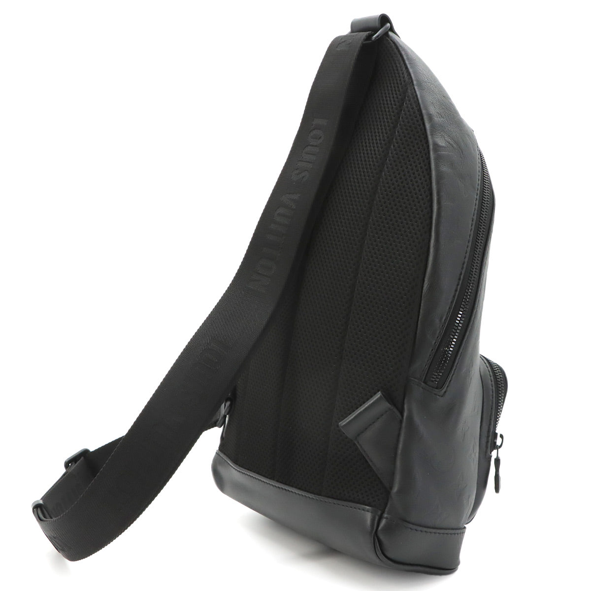 Monogram Shadow Racer Sling Bag Leather Black M46107