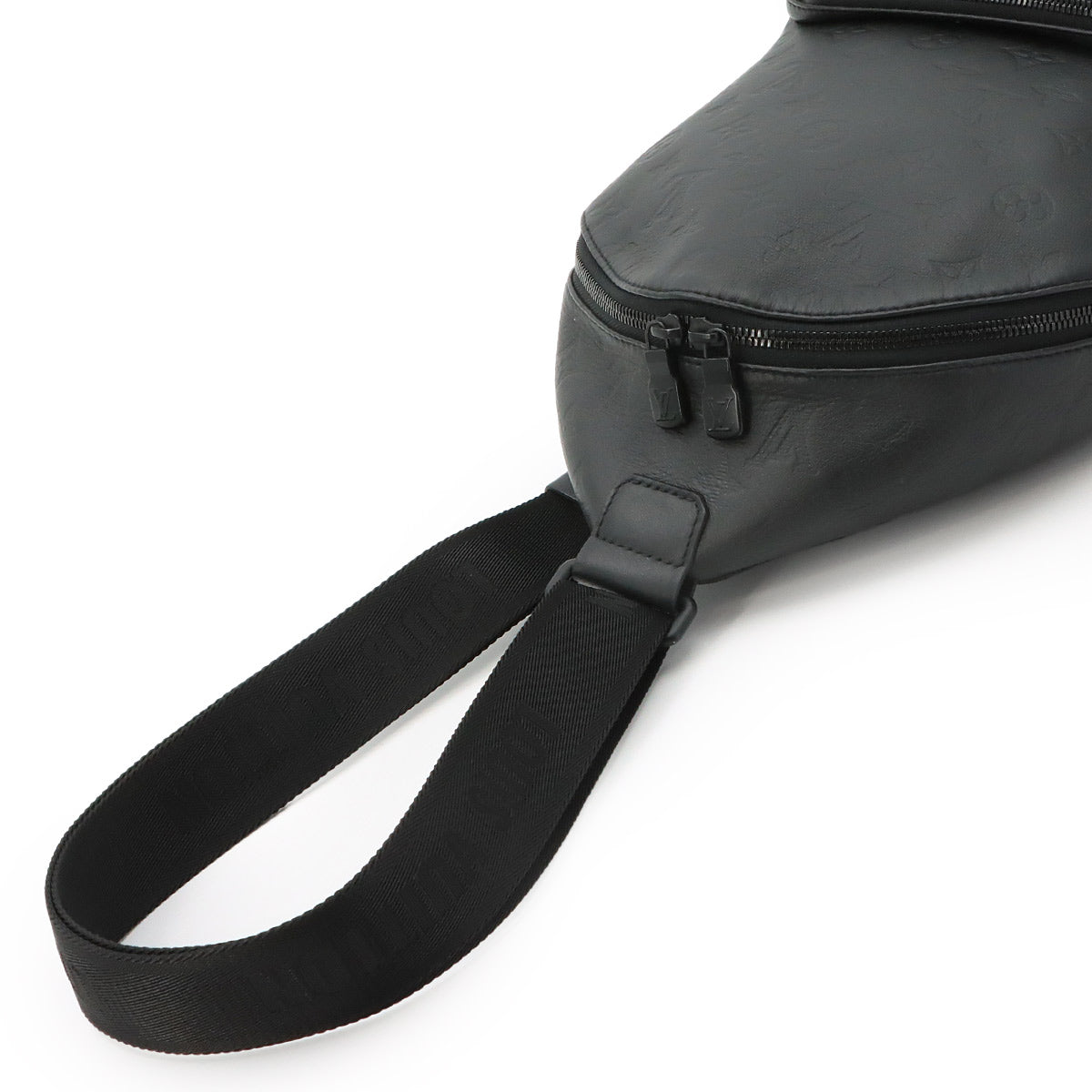 Monogram Shadow Racer Sling Bag Leather Black M46107