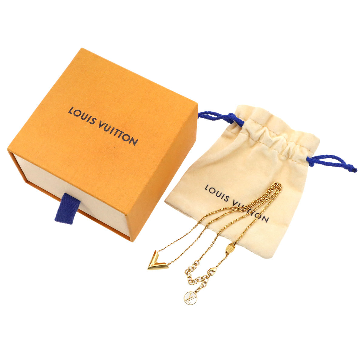 Essential V Necklace Gold M61083 Accessory