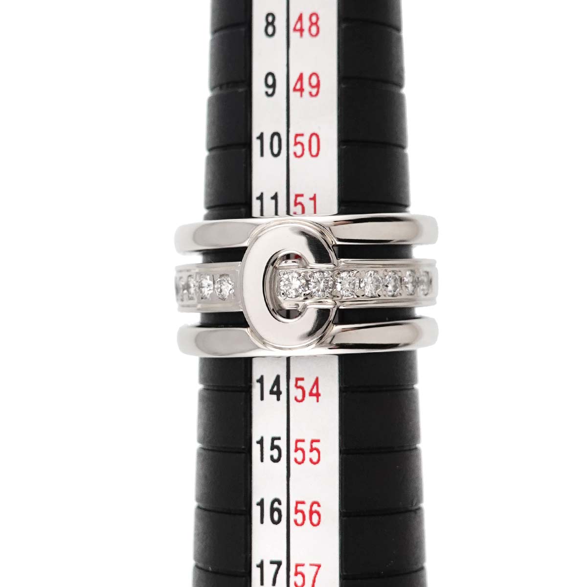Diamond 0.30ct Ruby 0.01ct Ring Pt Platinum Size6-6.25(US)