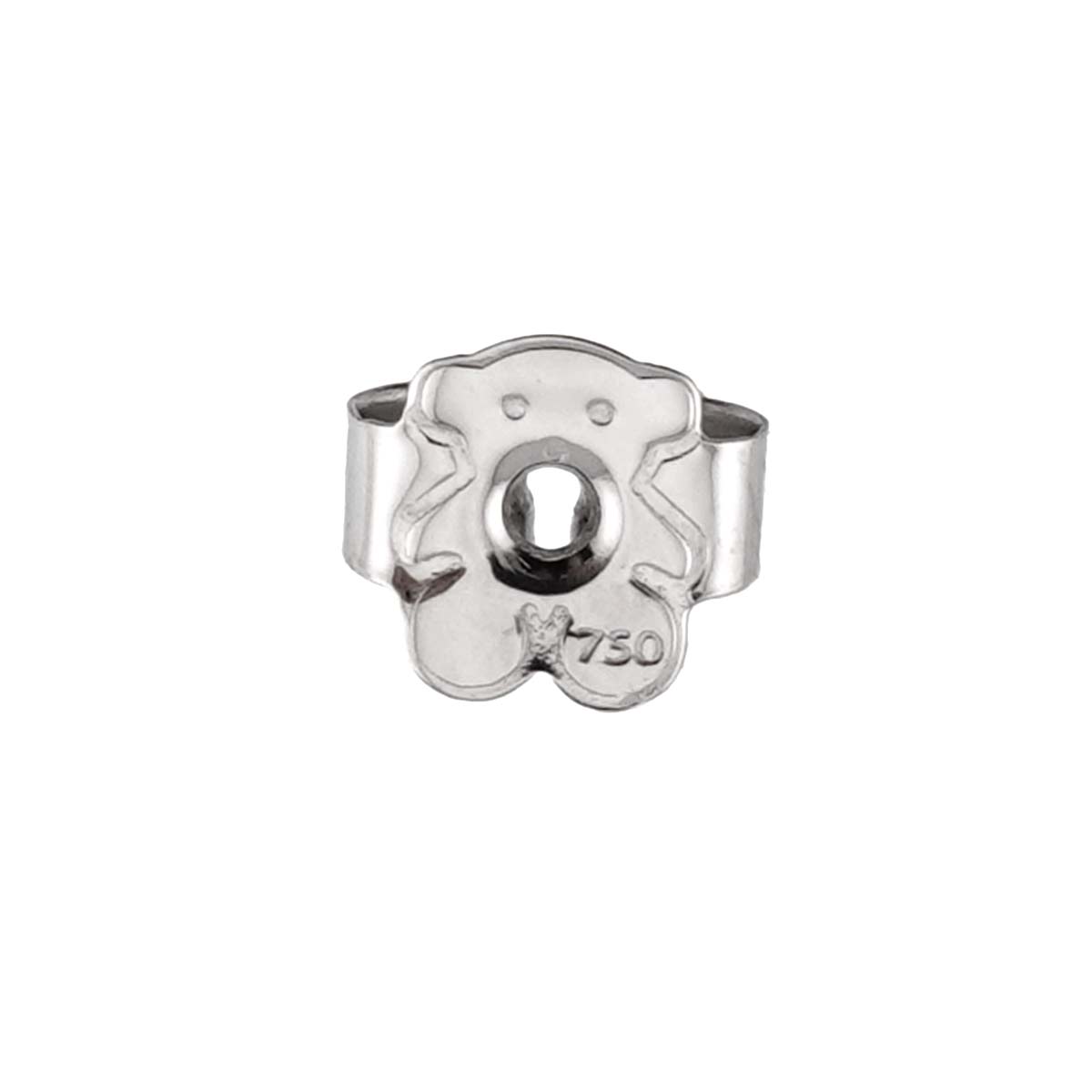 Diamond Earrings Pierced 18K WG 750