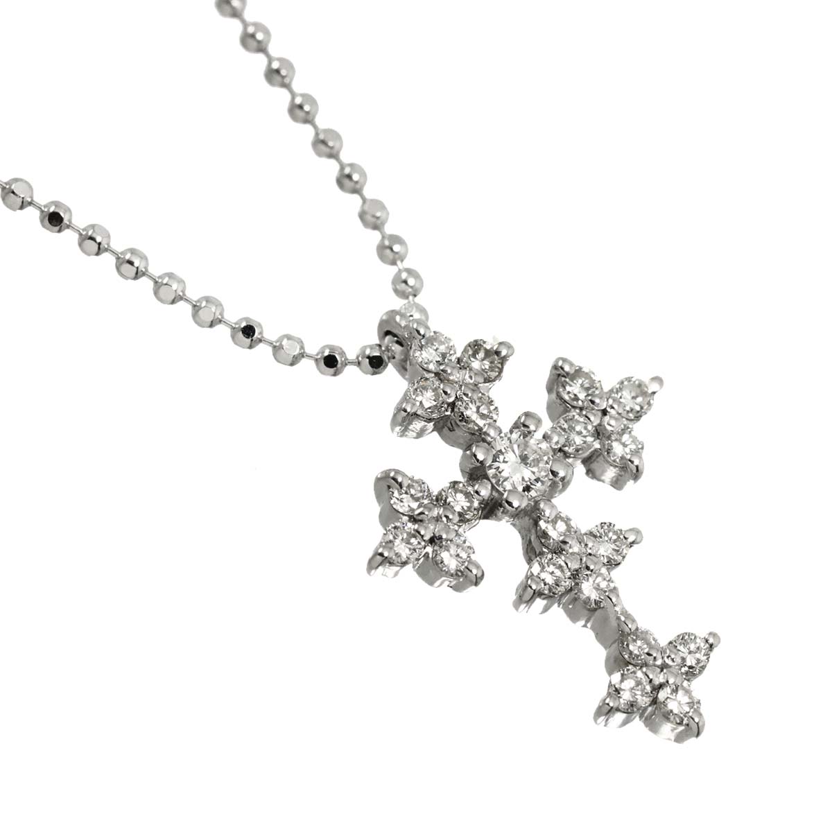 Diamond 0.22ct Necklace 18K WG 750