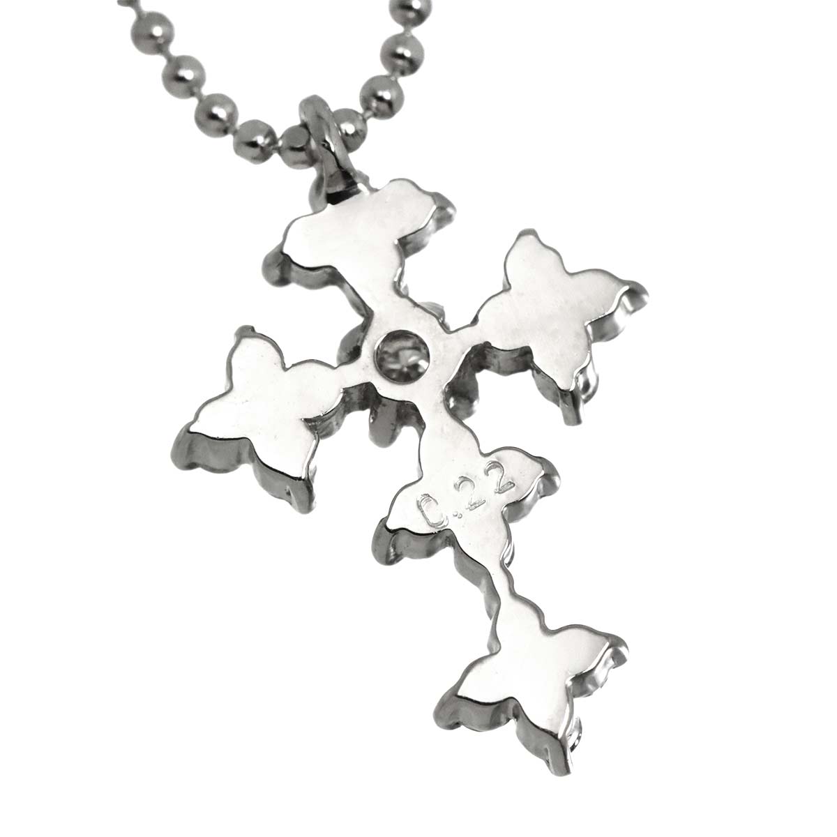 Diamond 0.22ct Necklace 18K WG 750