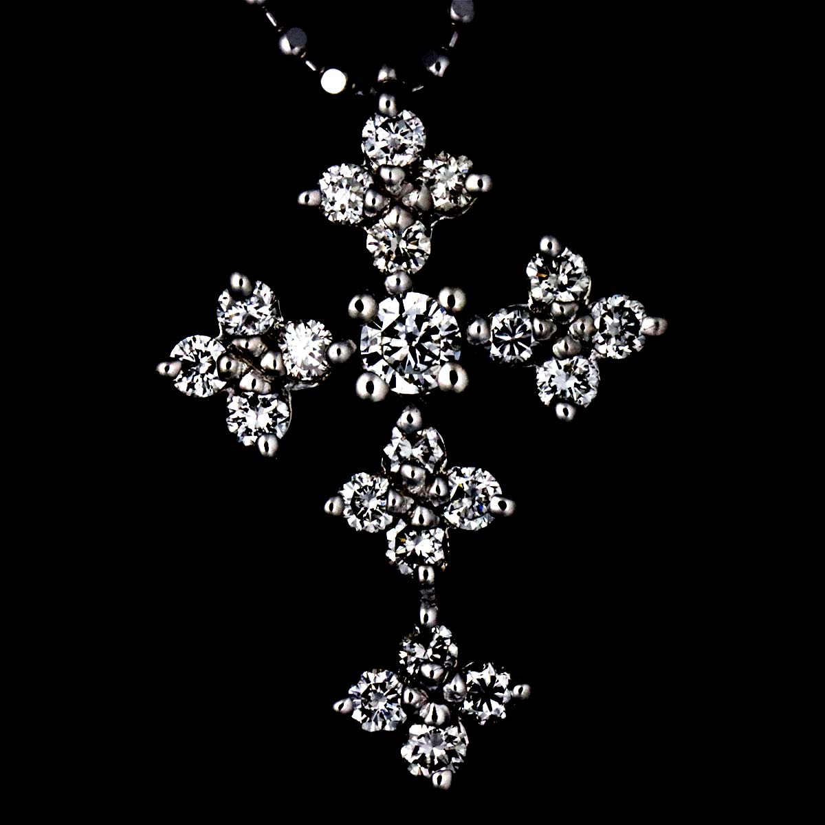 Diamond 0.22ct Necklace 18K WG 750
