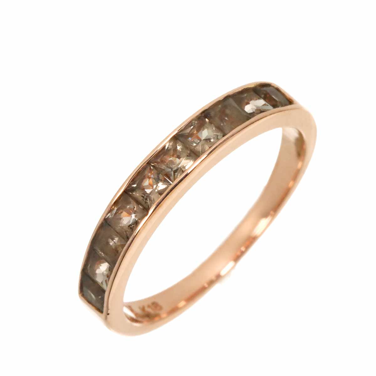 Aoyama Quartz Ring 18K K18 PG 750 size4.75-5(US)