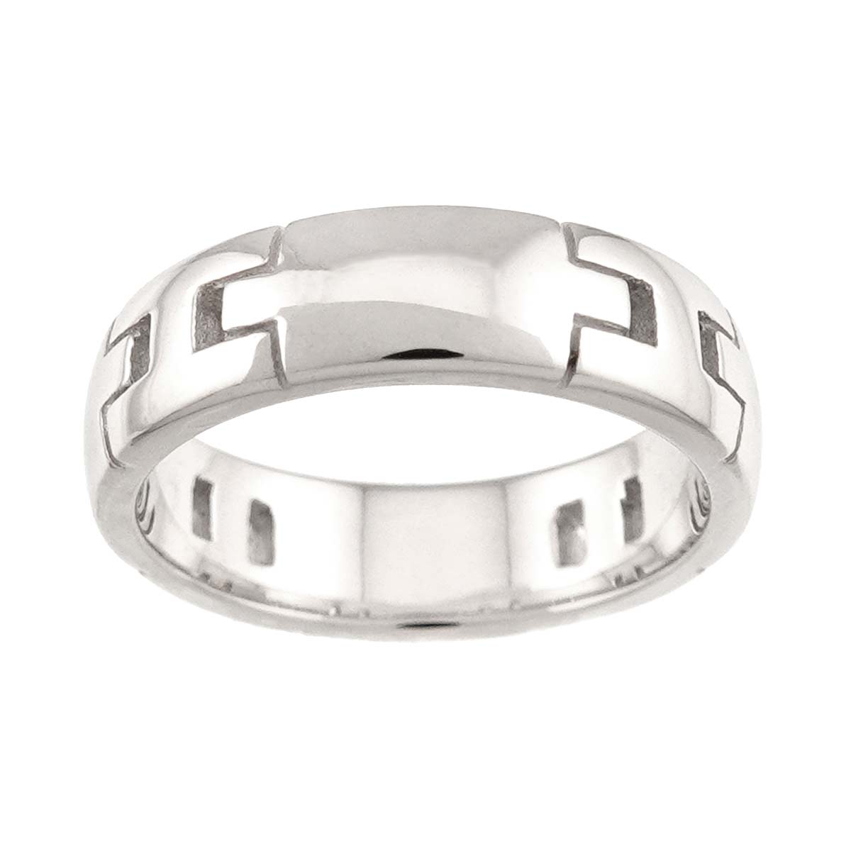 Hercules Ring 18K White Gold 750 Size51 5.5-5.75(US)