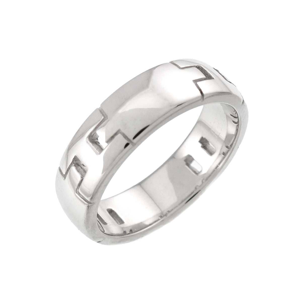 Hercules Ring 18K White Gold 750 Size51 5.5-5.75(US)