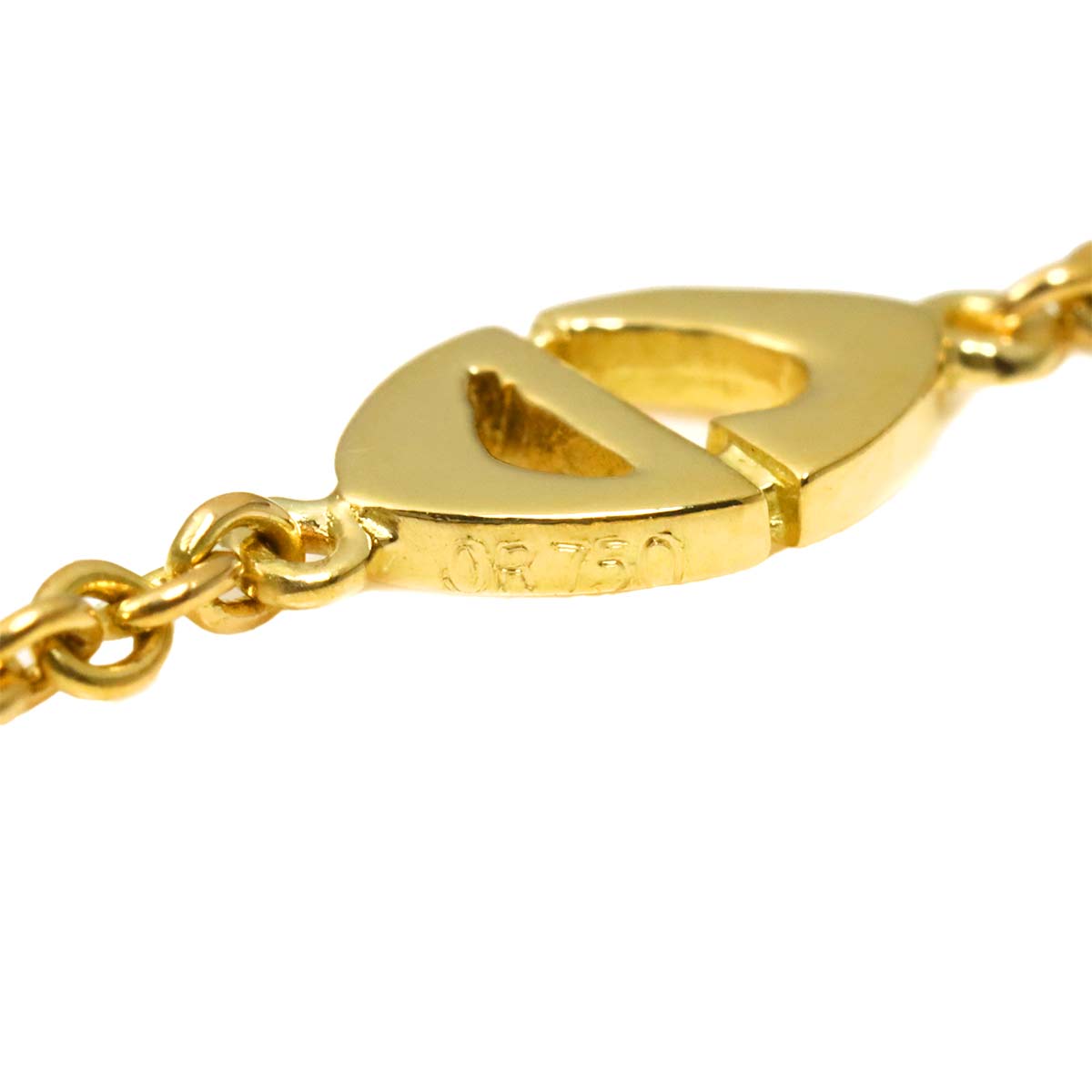 Diamond Necklace 18K Yellow Gold 750