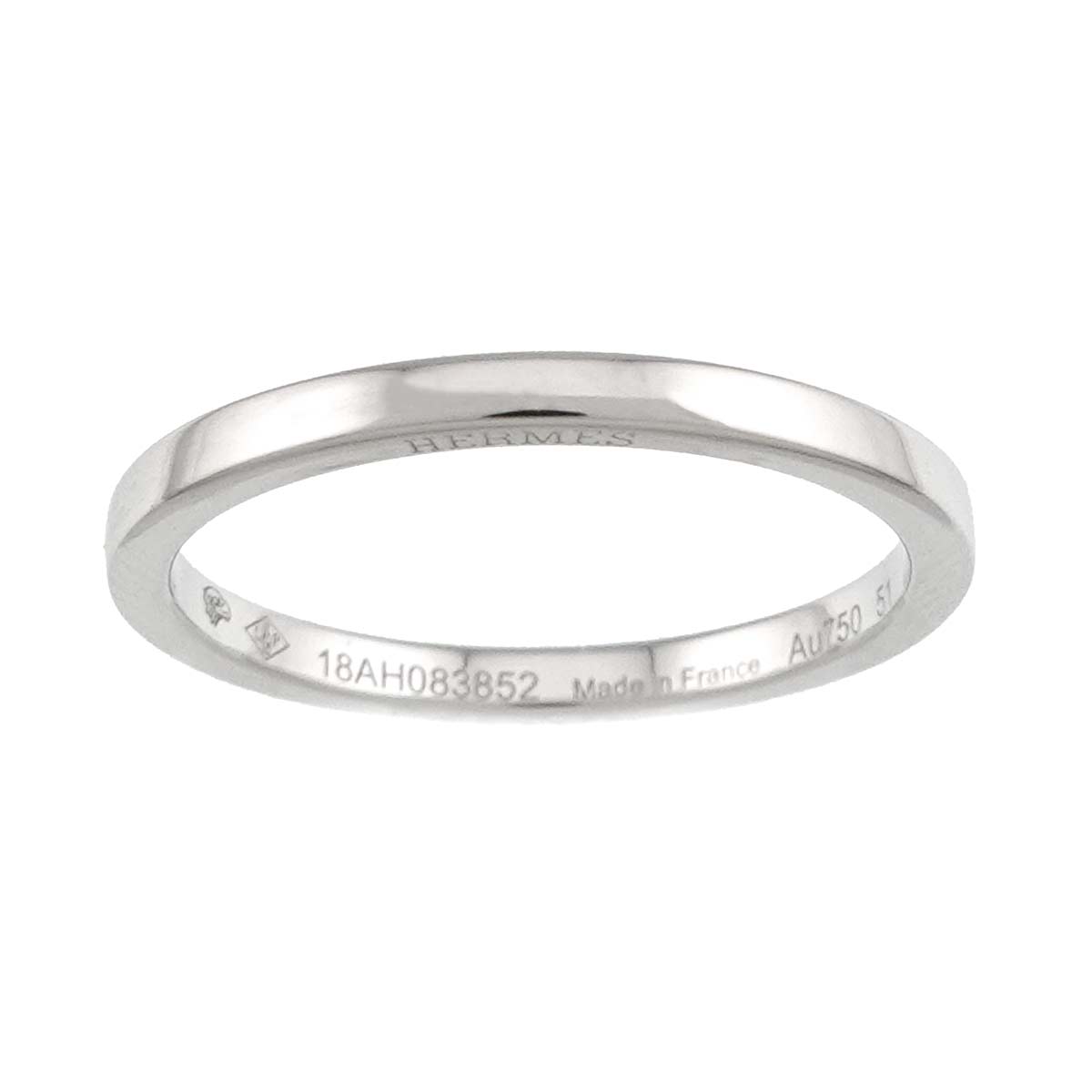Ring 18K White Gold 750 Size51 5.5-5.75(US)