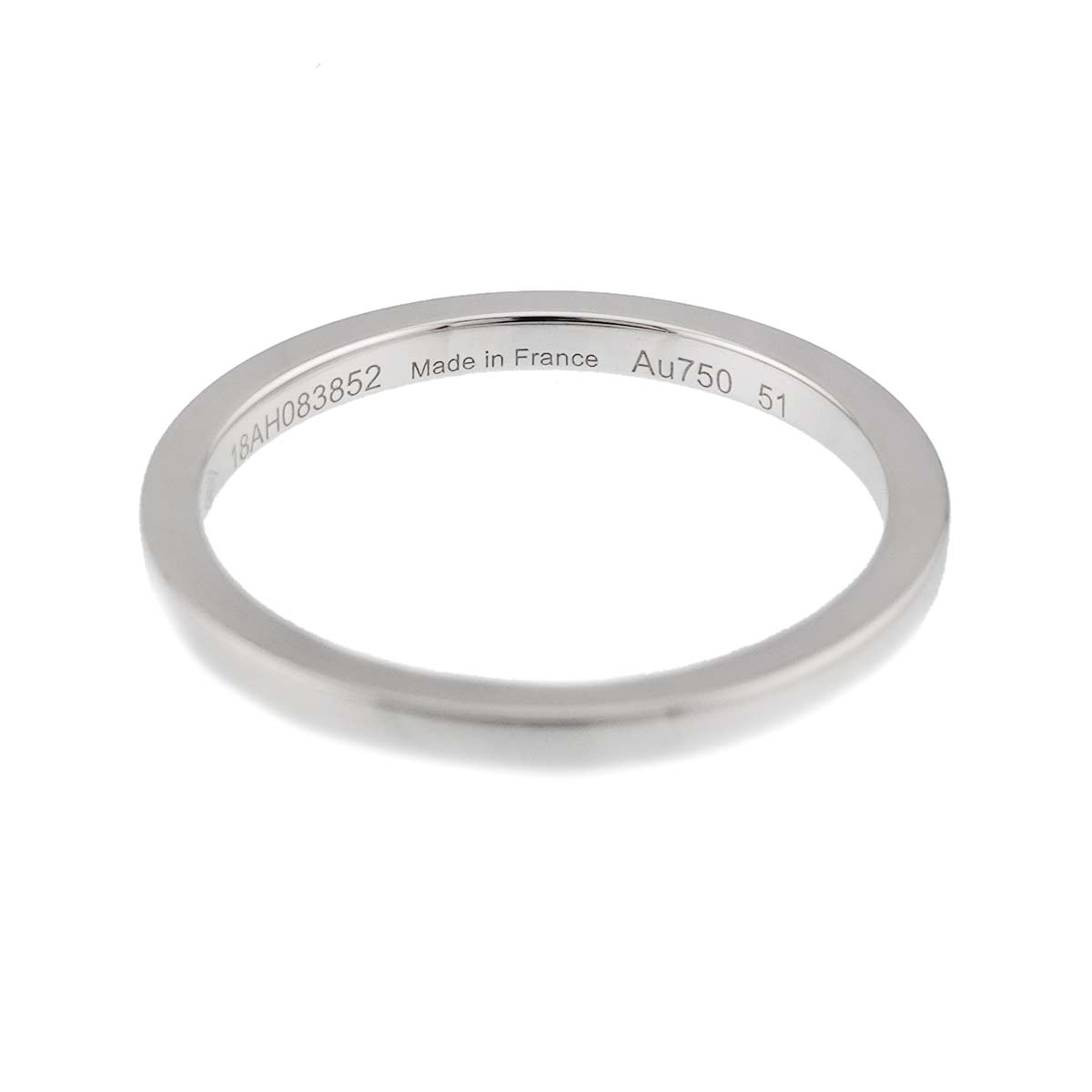 Ring 18K White Gold 750 Size51 5.5-5.75(US)