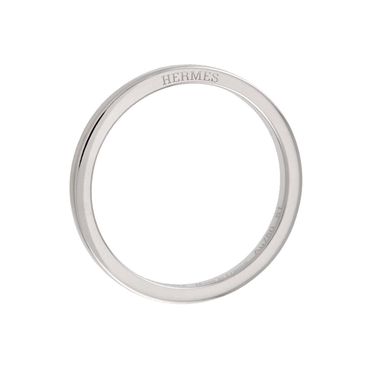 Ring 18K White Gold 750 Size51 5.5-5.75(US)