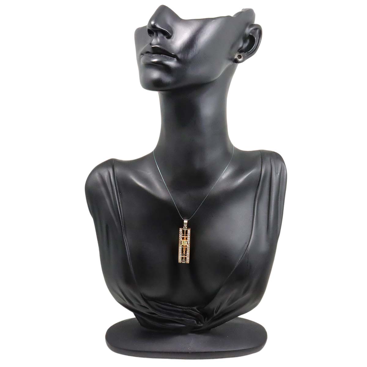 Diamond 0.564ct/0.65ct Pendant Top 18K Pink Gold 750