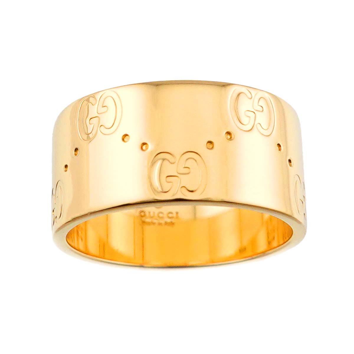 Icon Wide Ring 18K Yellow Gold 750 Size11 5-5.25(US)