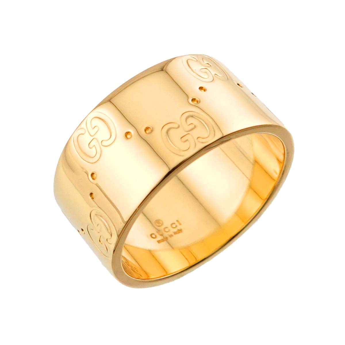 Icon Wide Ring 18K Yellow Gold 750 Size11 5-5.25(US)