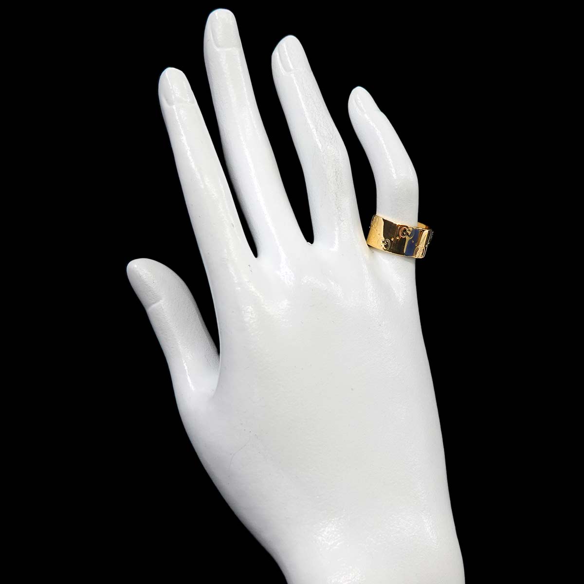 Icon Wide Ring 18K Yellow Gold 750 Size11 5-5.25(US)