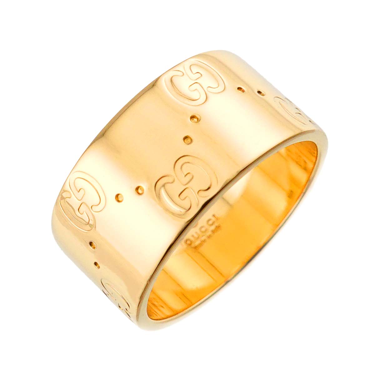 Icon Wide Ring 18K Yellow Gold 750 Size11 5-5.25(US)