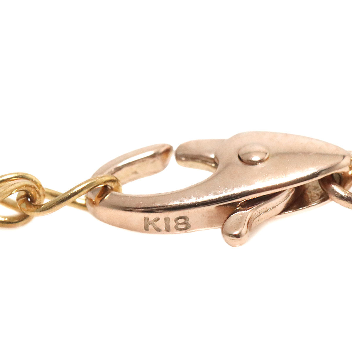 Macadam Sapphire Necklace 18K Pink Gold 750