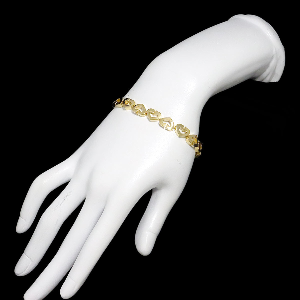 Cartier C Heart Bracelet 18K Yellow Gold 750