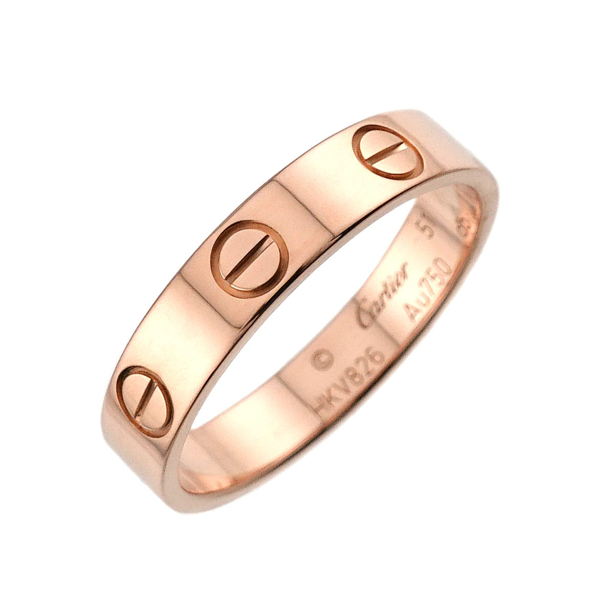 Mini Love Ring 18K Pink Gold 750 size51 5.25-5.5(US)