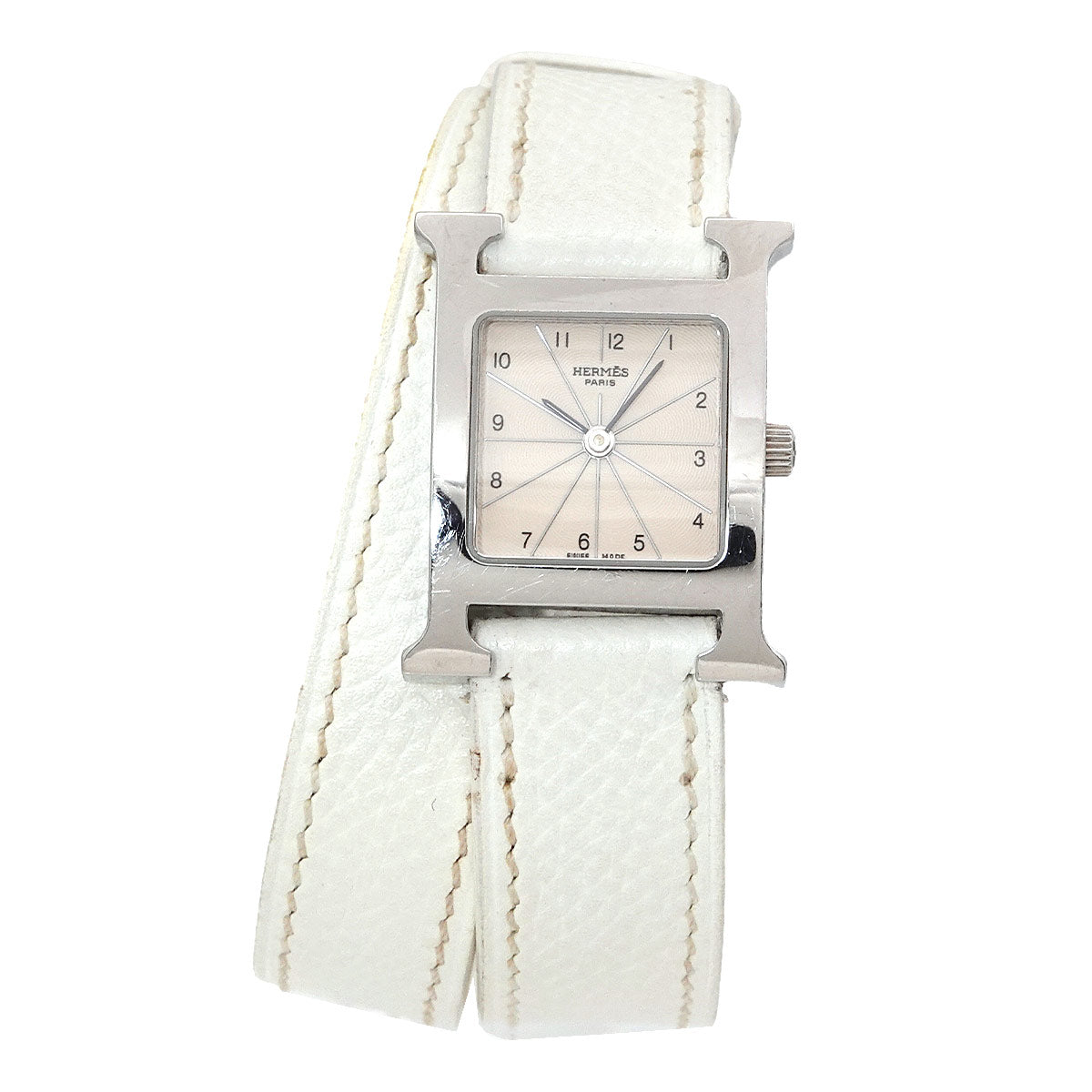 H Watch Double Tour HH1.210 Quartz Silver Dial Ladies Watch