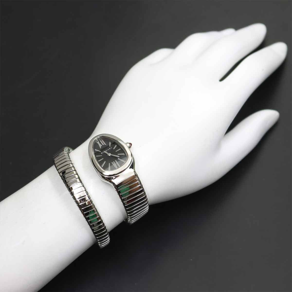Serpenti SP35S 102824 Quartz Silver Dial Ladies Watch