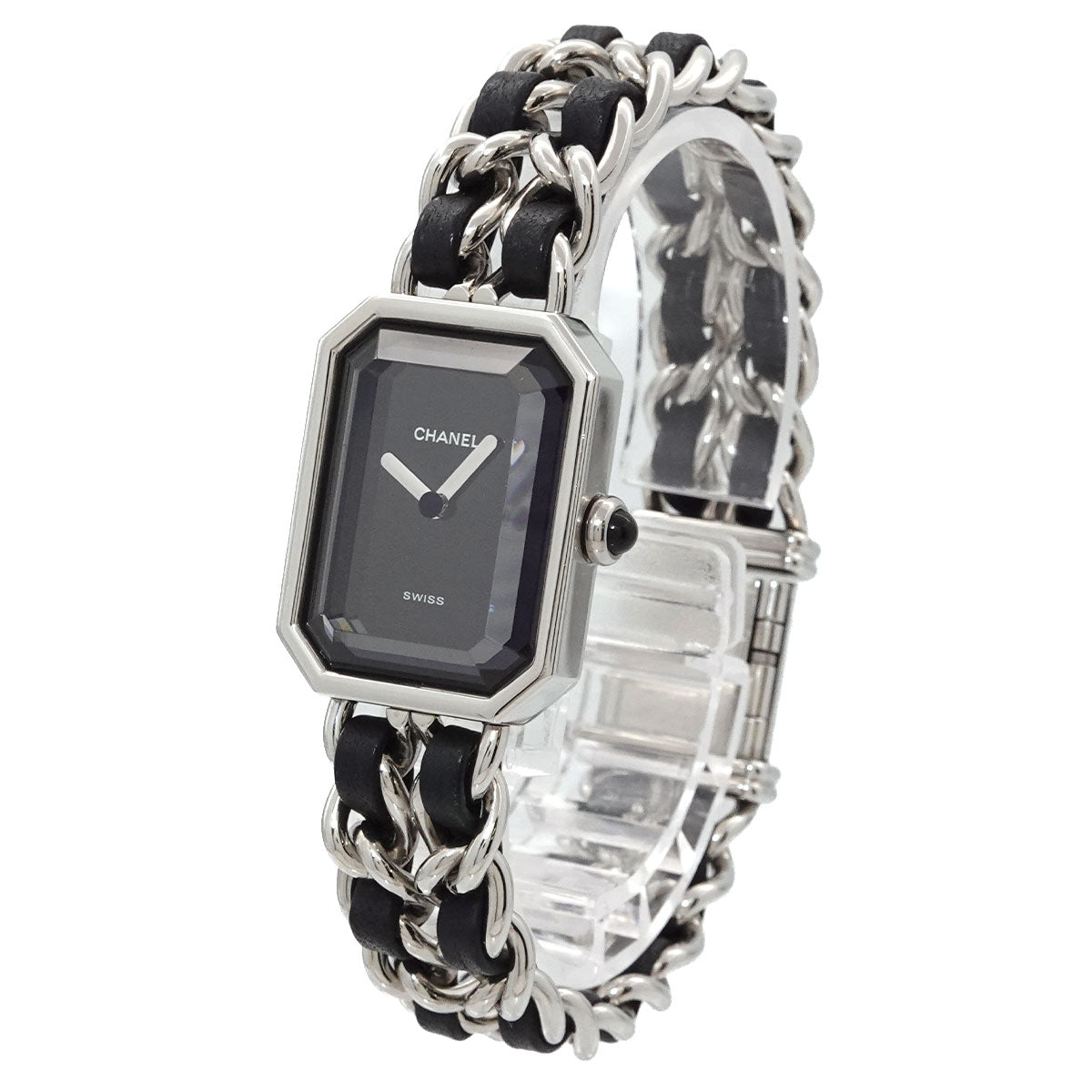 Premiere Size L H0451 Quartz Black Dial Ladies Watch