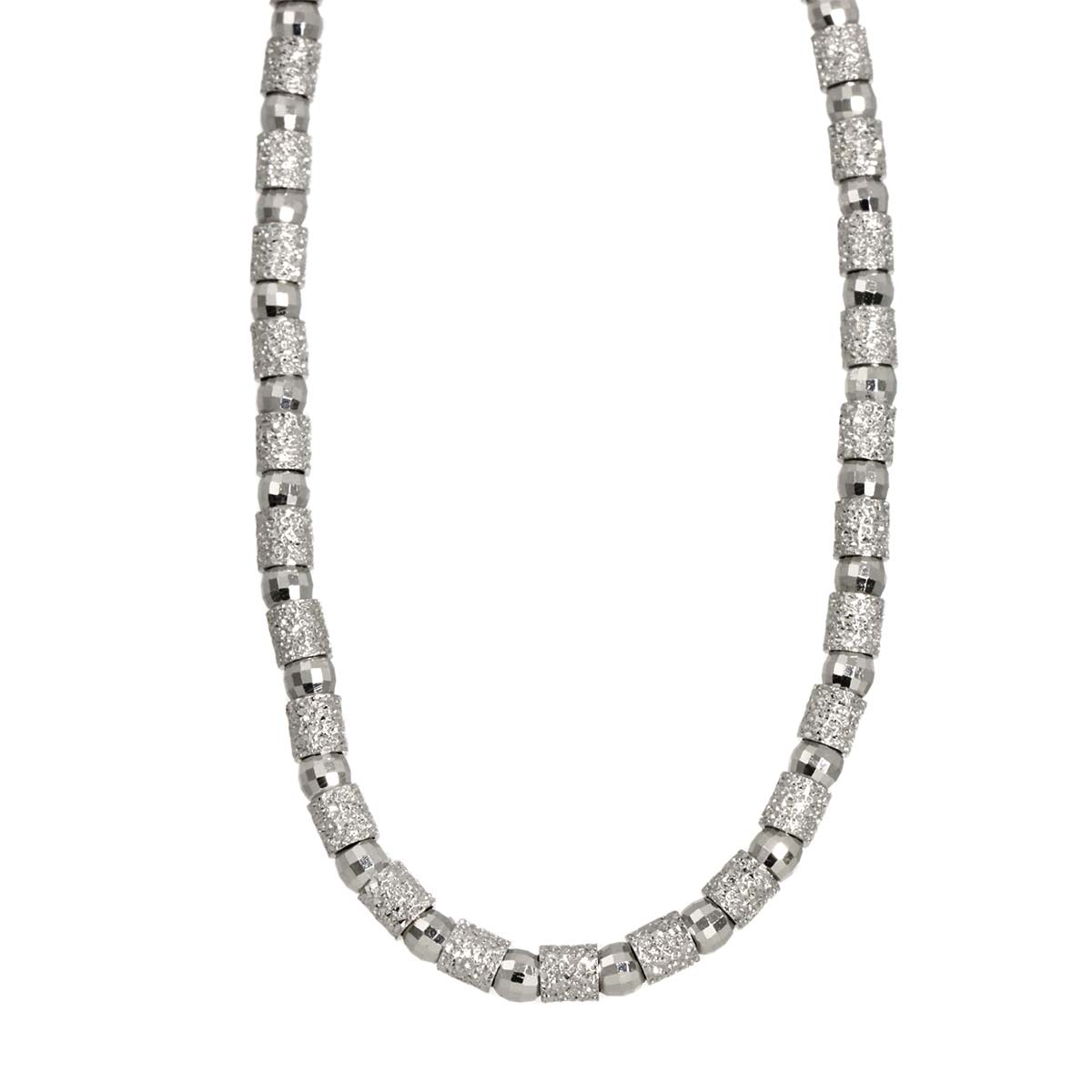 Necklace 18K K18 WG White Gold 750