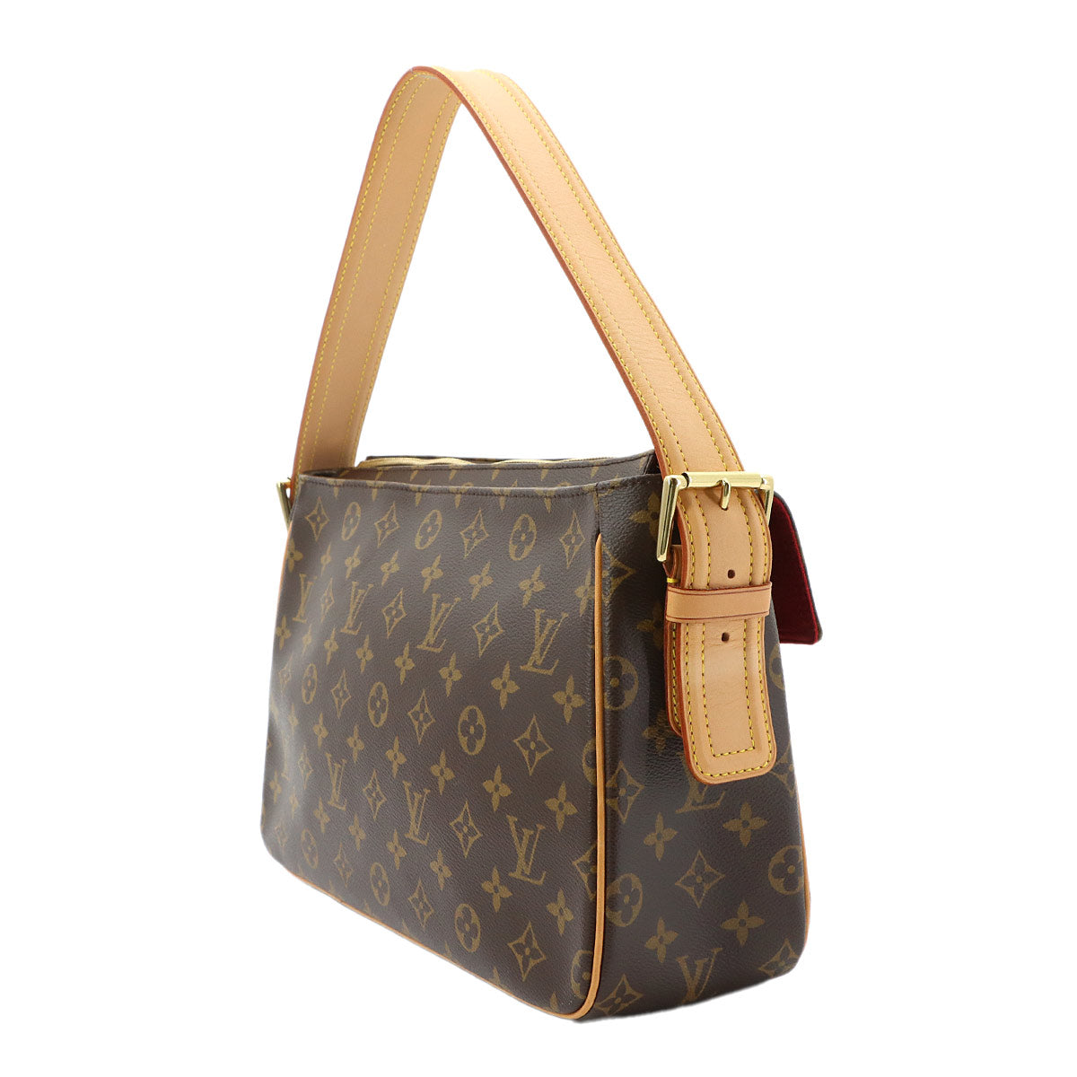 Monogram Viva Cite GM Shoulder Bag Brown M51163 Purse