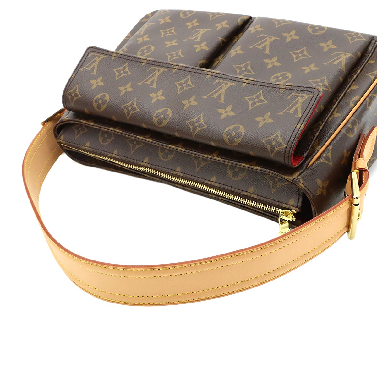 Monogram Viva Cite GM Shoulder Bag Brown M51163 Purse