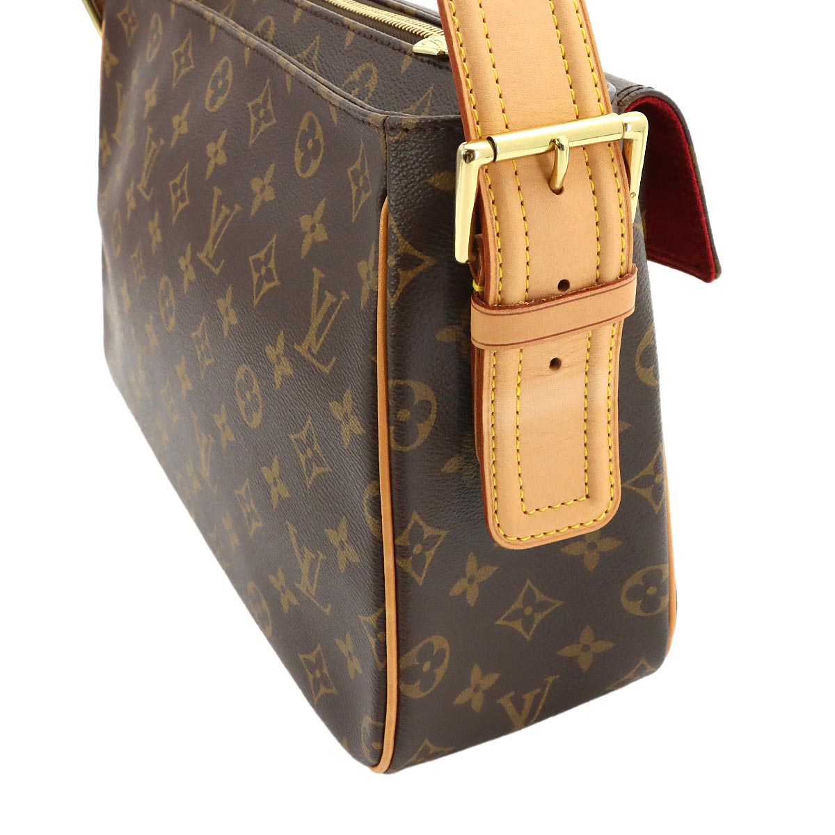 Monogram Viva Cite GM Shoulder Bag Brown M51163 Purse