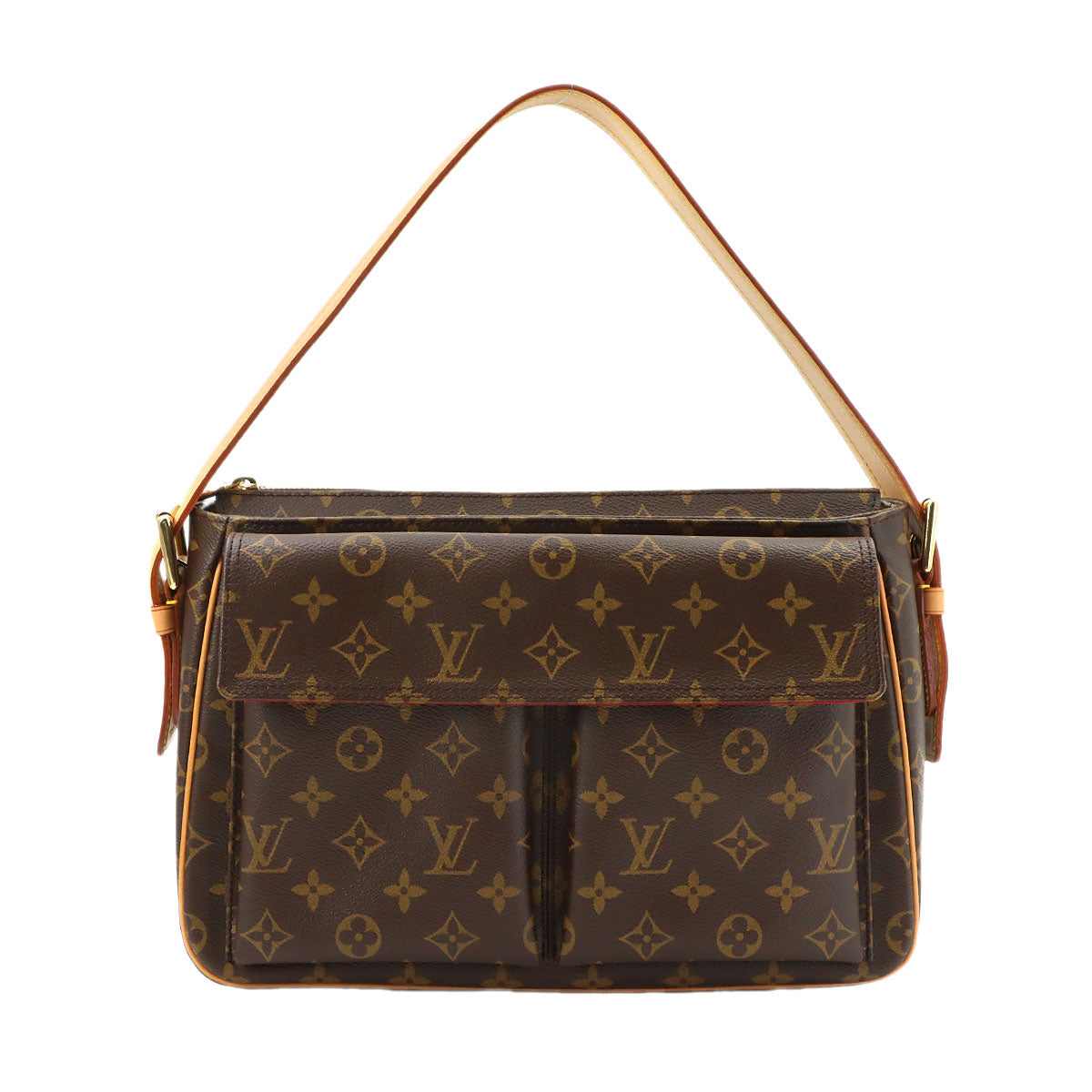 Monogram Viva Cite GM Shoulder Bag Brown M51163 Purse