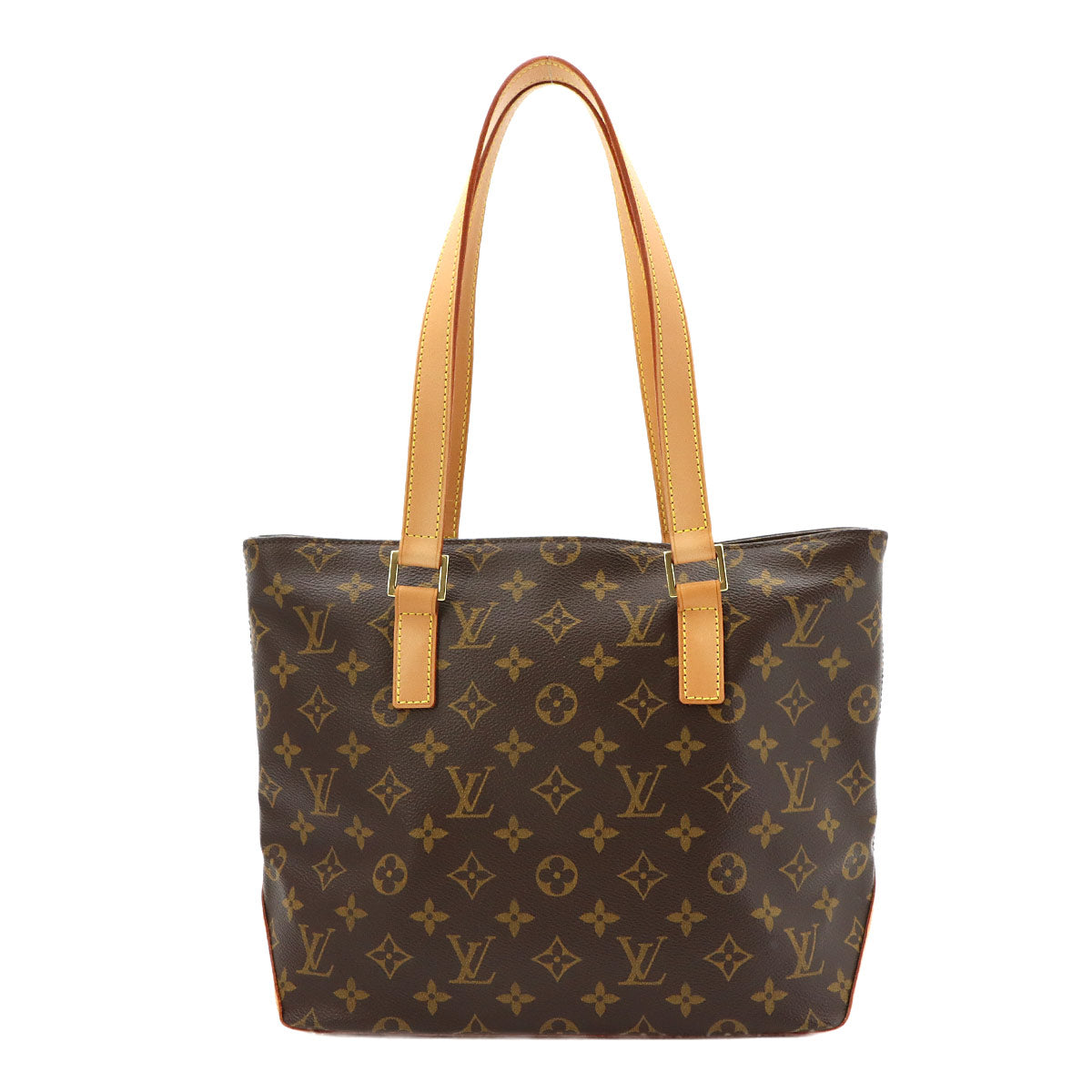Monogram Cabas Piano Tote Bag Brown M51148 Purse