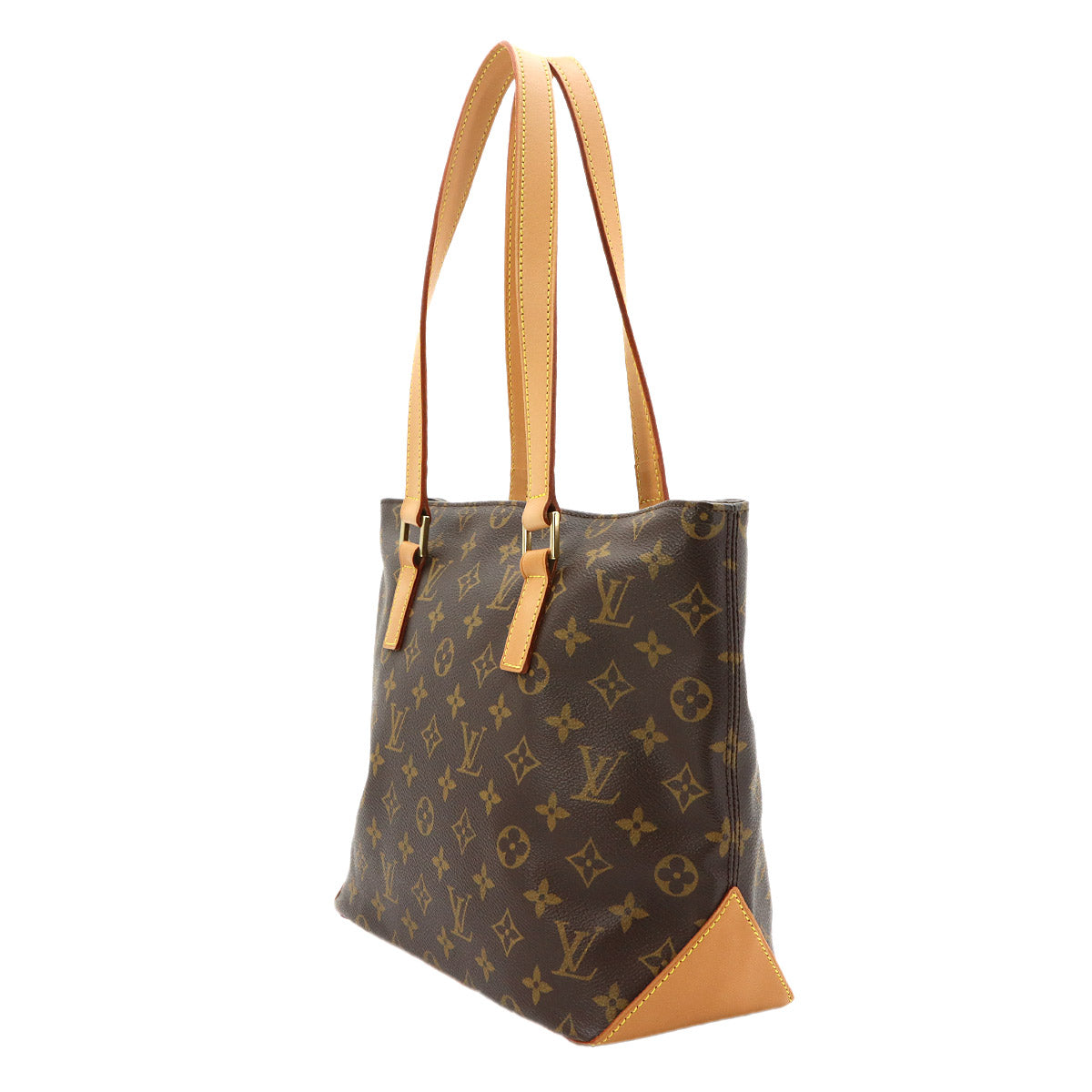 Monogram Cabas Piano Tote Bag Brown M51148 Purse