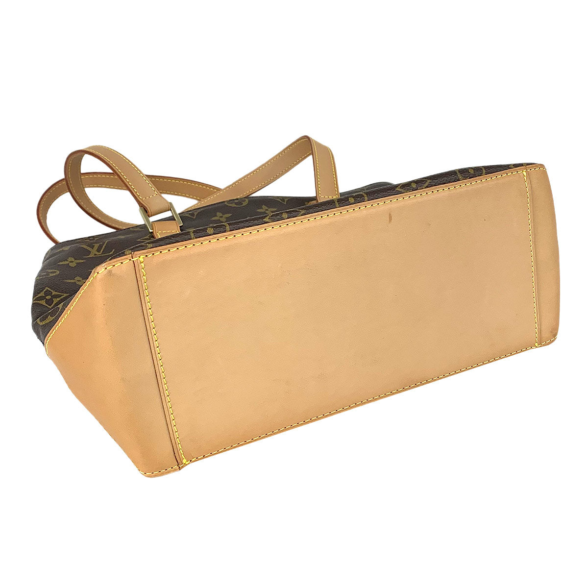 Monogram Cabas Piano Tote Bag Brown M51148 Purse