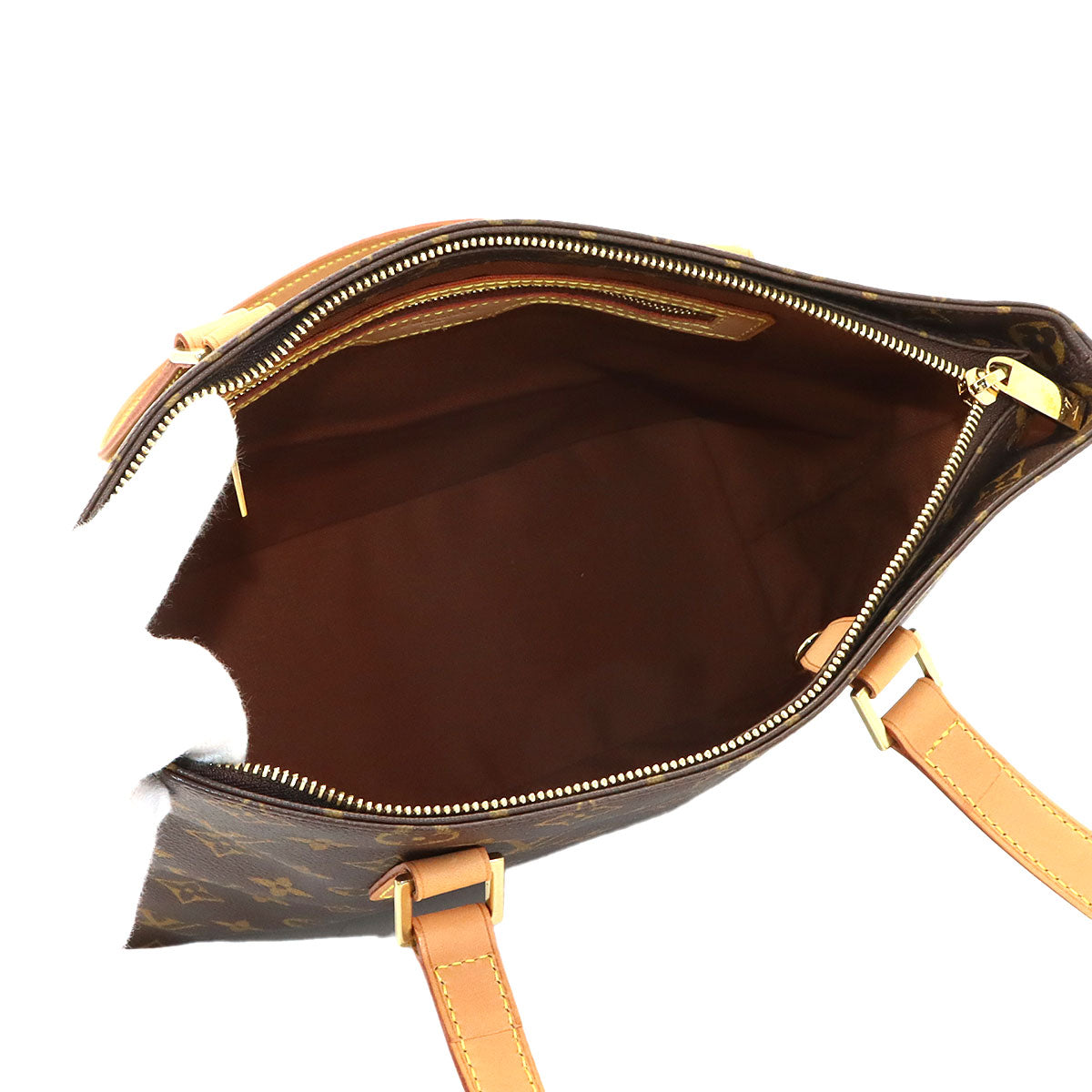 Monogram Cabas Piano Tote Bag Brown M51148 Purse