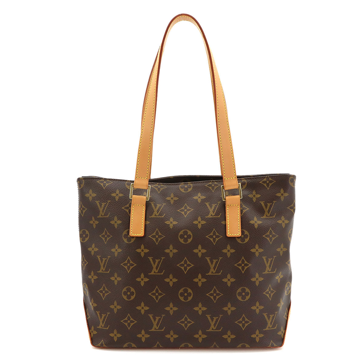 Monogram Cabas Piano Tote Bag Brown M51148 Purse