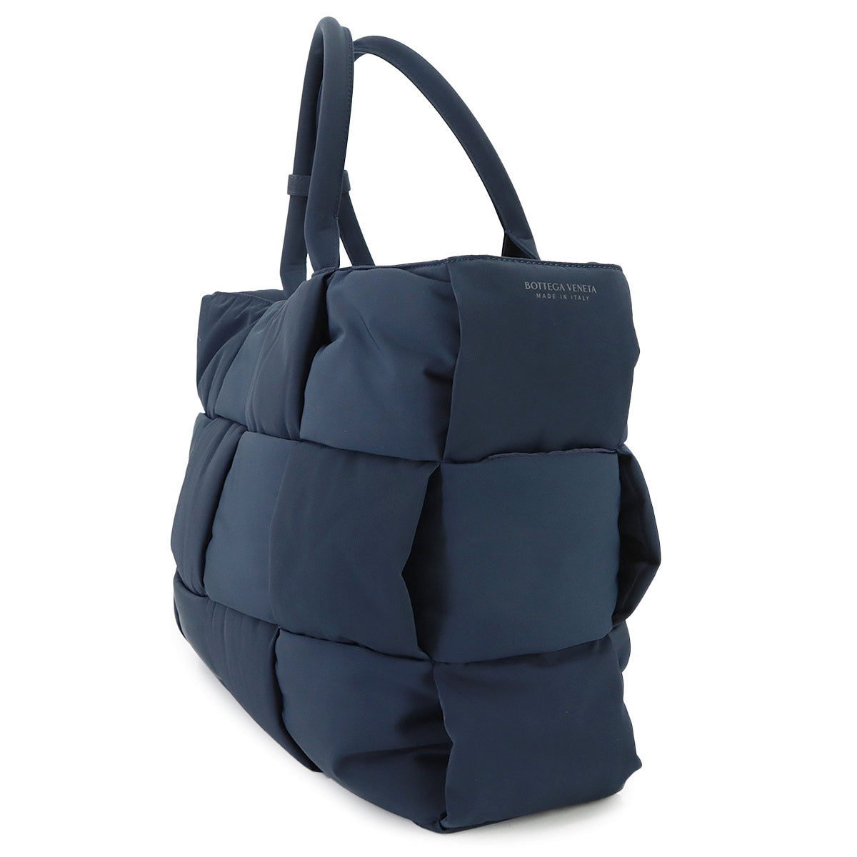 Large Arco Padded Tote Shoulder Bag Nylon Navy