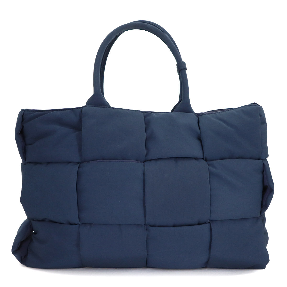 Large Arco Padded Tote Shoulder Bag Nylon Navy