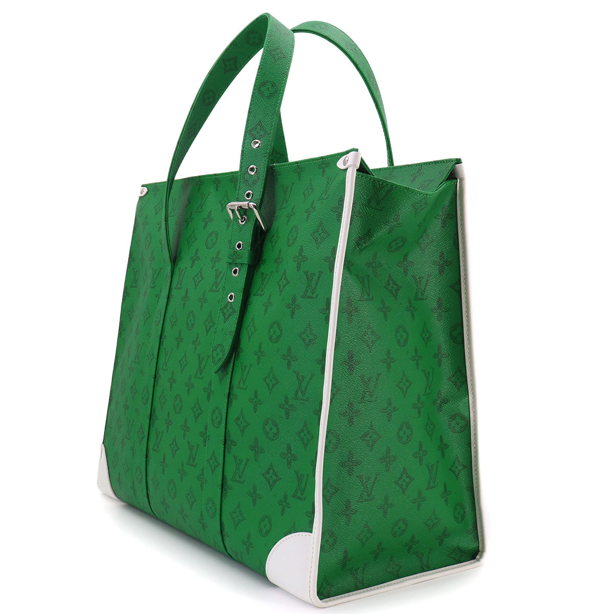 Monogram Everyday LV Cabas Zippe GM Tote Bag Green M58749