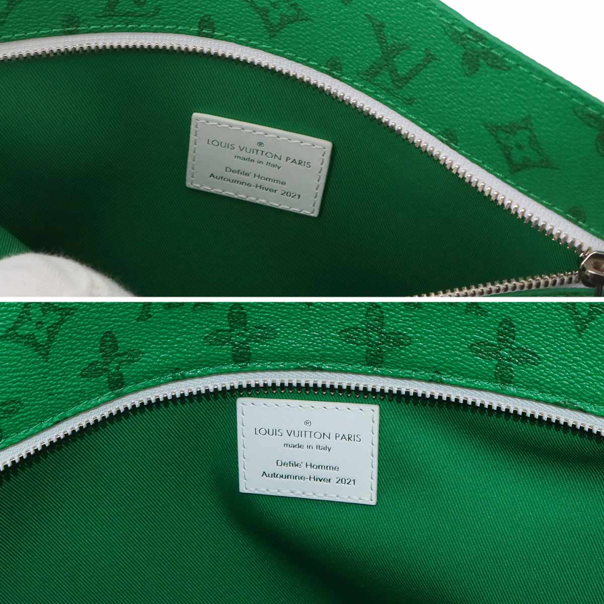 Monogram Everyday LV Cabas Zippe GM Tote Bag Green M58749