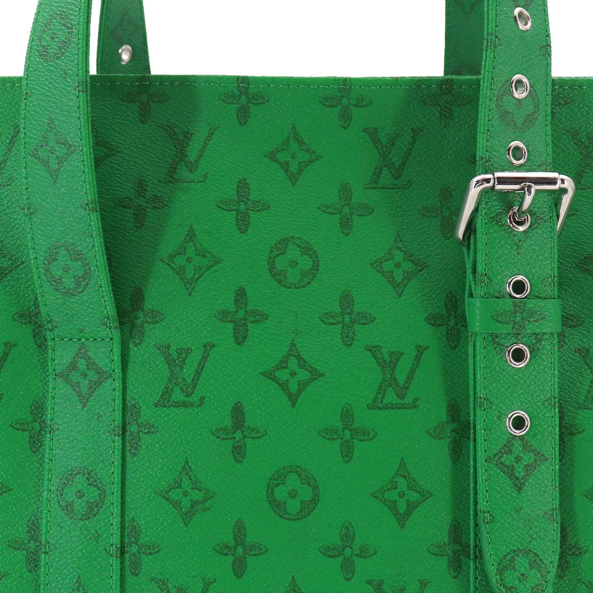 Monogram Everyday LV Cabas Zippe GM Tote Bag Green M58749