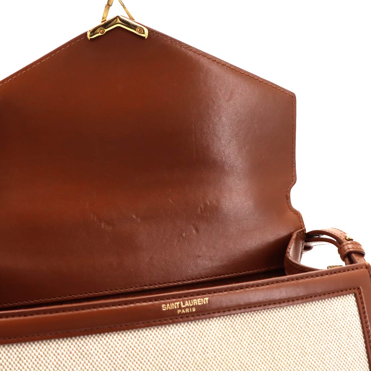 Cassandra Top handle Hand Shoulder Bag Beige 578000