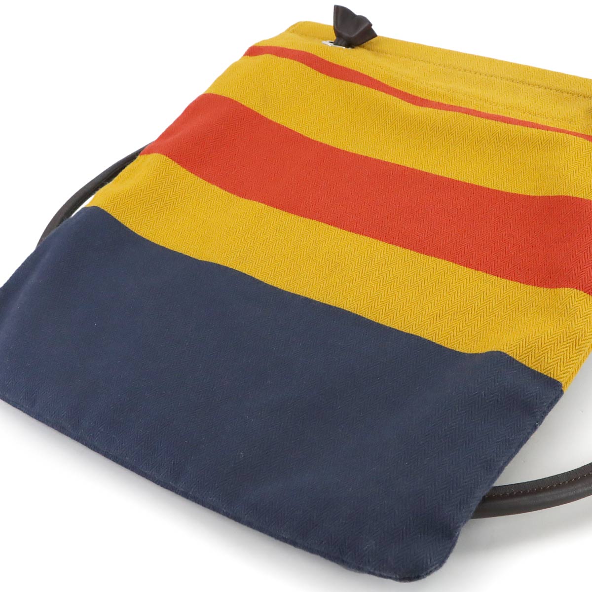 Sac Aline MM Shoulder Bag Toile Chevron Swift Locabal Jaune