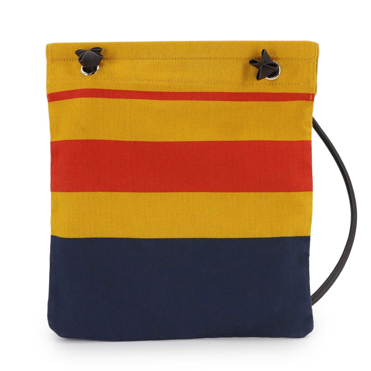 Sac Aline MM Shoulder Bag Toile Chevron Swift Locabal Jaune