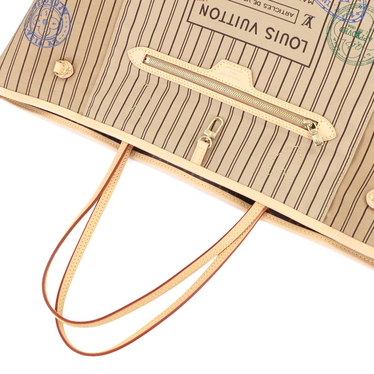 Neverfull Inside Out GM Tote Shoulder Bag Stamp M11948