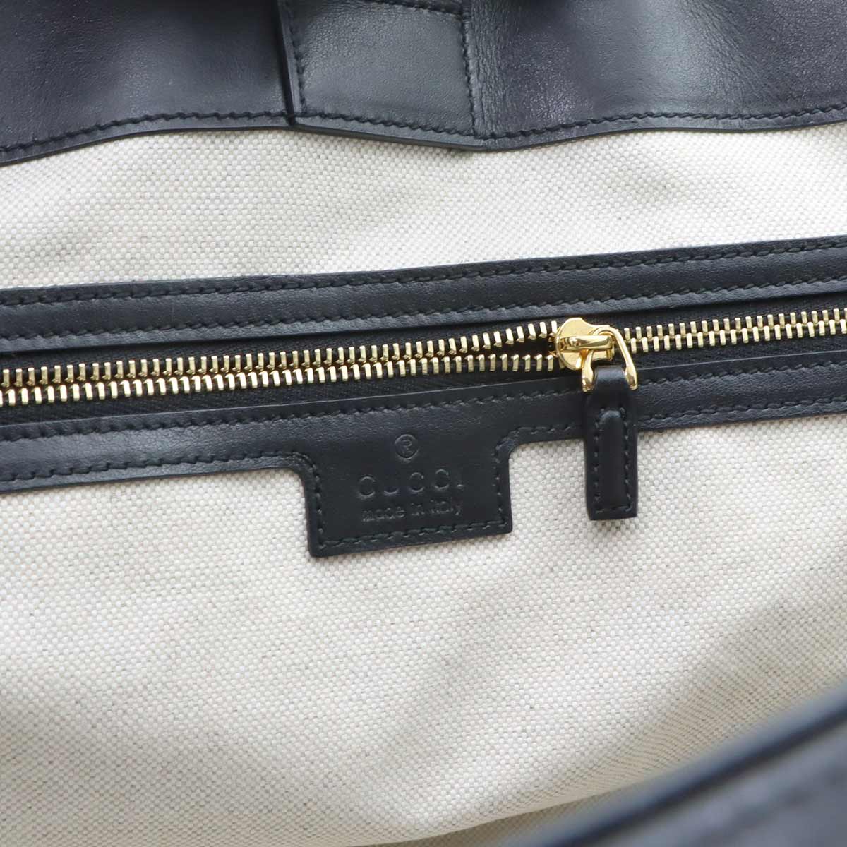 GG Matelasse Medium Tote Bag Leather Black 631685 Purse